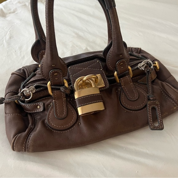 Chloe Paddington Brown Leather and Gold Hardware - Picture 1 of 9